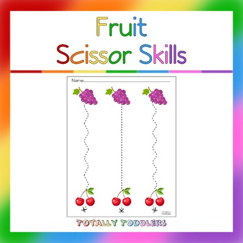 Preview of Fruit | Scissor Skills