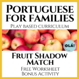 Fruit Shadow Match in Brazilian Portuguese