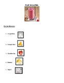 Fruit Smoothie Visual Recipe