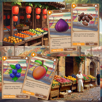 Preview of Fruit Stand Advance Cards