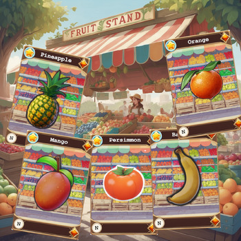Preview of Fruit Stand Basic Cards