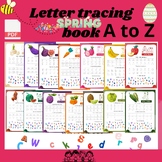 Fruit Tracing lettre Activity for kids,