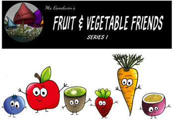 Preview of Fruit & Veg Friends: Clipart Series 1