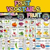 Fruit & VegetableFrenchTask Cards & Flashcards