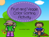 Fruit & Veggie Color Sorting Activity