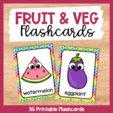 Fruit and Vegetable Flashcards for ESL Vocabulary Practice