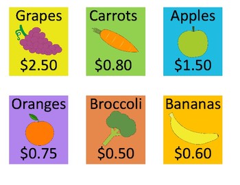 Preview of Fruit and Vegetable Money Spent and Sort