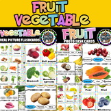 Fruit and Vegetable Photo Picture Flash cards | Fruits and