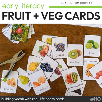 Preview of Fruit and Vegetable Photo Picture Flashcards