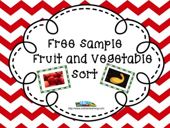 Preview of Fruit and Vegetable Sort