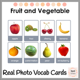 Fruit and Vegetable Vocabulary Word Cards