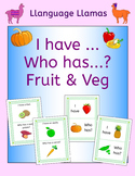 Fruit and Vegetables 'I have ... Who has...? Game for ESL,