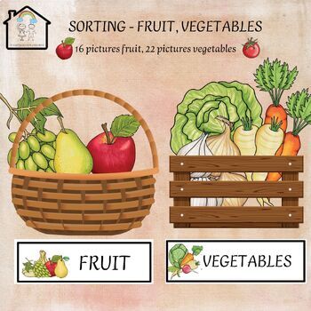 Preview of Fruit and Vegetables Sorting
