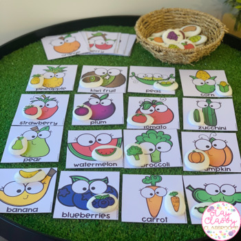 Fruit and Vegetables Stone Pack by Stay Classy Classrooms | TpT