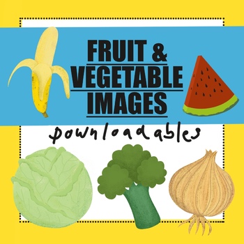 Preview of Fruit and vegetables images in .PNG