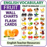 Fruit in English - Charts / Flash Cards
