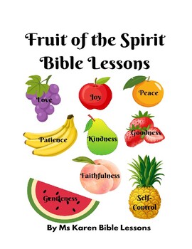 Preview of Fruit of the Spirit Bible Lessons