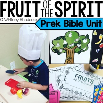 Preview of Fruit of the Spirit Bible Lessons & Sunday School Unit for Preschool Bible Study