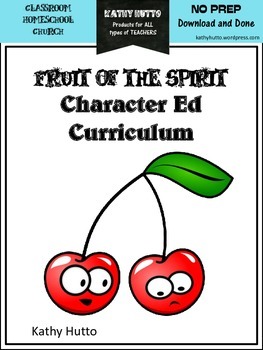 Preview of Fruit of the Spirit Character Ed Curriculum