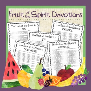 Preview of Fruit of the Spirit Devotions