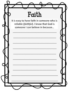 fruit of the spirit faith unit 7 worksheets and activities tpt