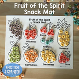 Fruit of the Spirit Fruit Loop Snack Mat Activity English 