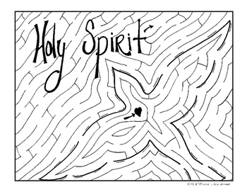 Fruits of the Holy Spirit Copy Work: Handwriting, Mazes, and Dot-to-dots
