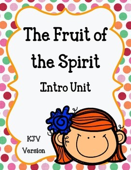 Preview of Fruit of the Spirit.  Introduction Unit.  Worksheets and Activites