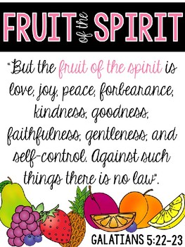 Fruit of the Spirit Posters by Tami Teaches - Tami Lynn Morrison