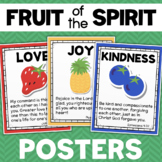 Fruit of the Spirit Christian Catholic Posters with Bible 