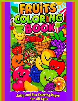 Preview of Fruitful Fun: Explore Our Juicy Fruits Coloring Pages!