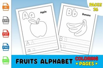 Preview of fruit coloring pages for preschoolers-fruit coloring pages for toddlers