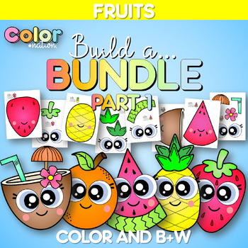 Fruits Crafts Activities BUNDLE PART 1 | Food Groups | Summer Activities