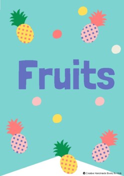 Preview of Fruits E-Book for kids (Digital and Printable)