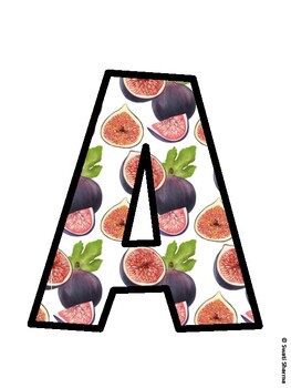 Preview of Fruits, Figs Bulletin Board Décor Kit