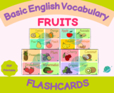 Fruits Flashcards - Basic English Vocabulary Support (ESL-