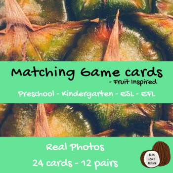 Preview of Fruits | Matching Activity | Kids Game