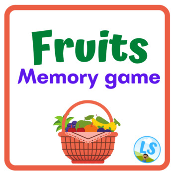 Preview of Fruits - Memory Game to Print - Matching game