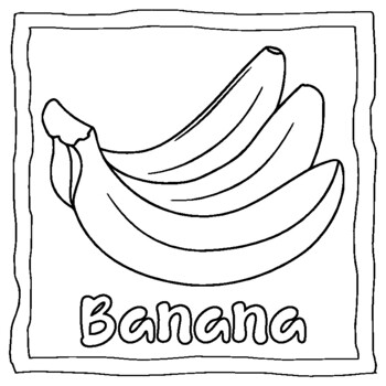 Fruits Names and Coloring Pages (Fruits coloring book) by abdell hida