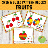 Fruits Pattern Blocks Spin and Build