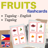 Fruits Tagalog flashcards fruits