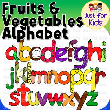 fruit alphabet clipart
