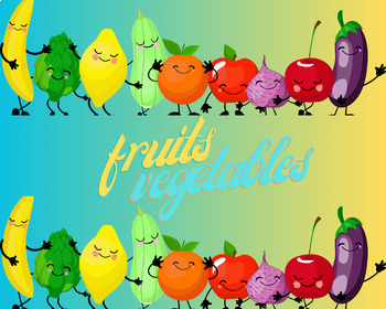 Fruits&Vegetables Flashcards by Englishanatomy | TPT