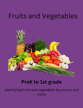Preview of Fruits and Vegetables