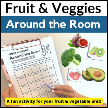 Preview of Fruits and Vegetables Activity for Culinary Arts, FACS, Life Skills - FCS