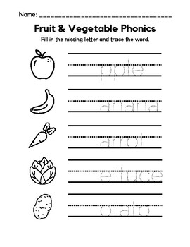 Preview of Fruits and Vegetables Bundle