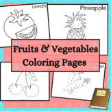 Fruits and Vegetables Coloring Pages