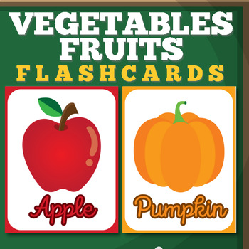 Preview of Fruits and Vegetables FlashCards