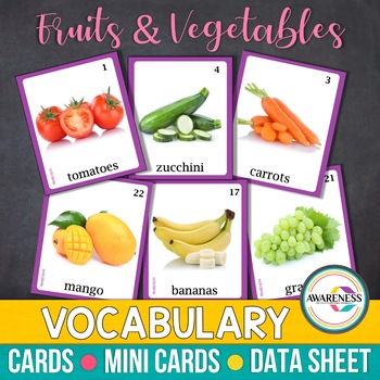 Fruits & Vegetables Book 2 Aphasia Wookbook Foods 