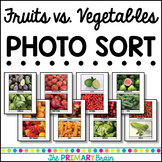 Fruits and Vegetables Photo Sort with Writing Extension Pages
